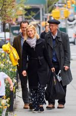 CLAIRE DANES Out and About in New York City 04/21/2017