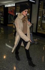 CLAIRE HOLT at LAX Airport in Los Angeles 04/04/2017