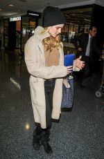 CLAIRE HOLT at LAX Airport in Los Angeles 04/04/2017