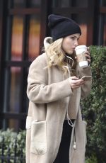 CLAIRE HOLT Out for Coffee in Los Angeles 04/04/2017