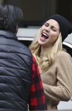 CLAIRE HOLT Out for Coffee in Los Angeles 04/04/2017