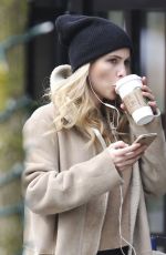 CLAIRE HOLT Out for Coffee in Los Angeles 04/04/2017