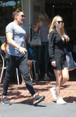 CLAIRE HOLT Out for Lunch in West Hollywood 04/20/2017