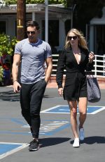 CLAIRE HOLT Out for Lunch in West Hollywood 04/20/2017