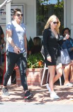 CLAIRE HOLT Out for Lunch in West Hollywood 04/20/2017