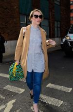 CLAIRE RICHARDS Arrives at AOL Studo in London 04/25/2017
