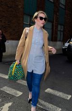 CLAIRE RICHARDS Arrives at AOL Studo in London 04/25/2017