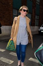 CLAIRE RICHARDS Arrives at AOL Studo in London 04/25/2017