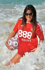 CLAUDIA ROMANI in Bikini Bottom on the Set of a Photoshoot 04/25/2017