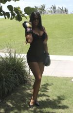 CLAUDIA ROMANI on the Set of a Photoshoot with Boxing Gloves in Miami 04/02/2017