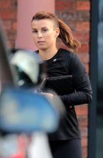 COLEEN ROONEY Leaves Her Gym in Cheshire 04/26/2017