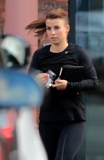 COLEEN ROONEY Leaves Her Gym in Cheshire 04/26/2017