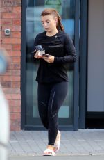 COLEEN ROONEY Leaves Her Gym in Cheshire 04/26/2017