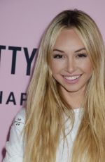 CORINNE OLYMPIOS at Pretty Little Thing Shape x Stassie Launch Party in Hollywood 04/11/2017