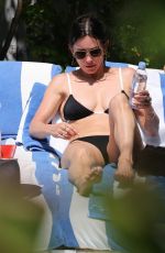 COURTENEY COX in Bikini at a Pool in Miami 03/31/2017