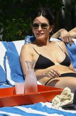 COURTENEY COX in Bikini at a Pool in Miami 03/31/2017