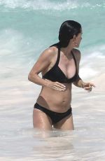 COURTENEY COX in Bikini on the Beach in Bahamas 04/02/2017