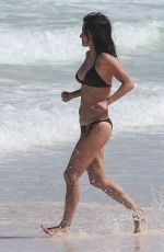 COURTENEY COX in Bikini on the Beach in Bahamas 04/04/2017