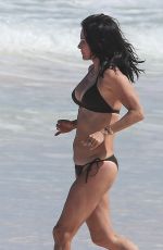 COURTENEY COX in Bikini on the Beach in Bahamas 04/04/2017