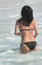 COURTENEY COX in Bikini on the Beach in Bahamas 04/04/2017