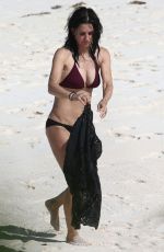 COURTENEY COX n Bikini on Vacation in Bahamas 04/03/2017