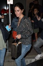 COURTENEY COX Out for Dinner in Los Angeles 04/27/2017