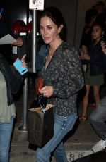 COURTENEY COX Out for Dinner in Los Angeles 04/27/2017