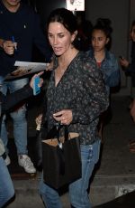 COURTENEY COX Out for Dinner in Los Angeles 04/27/2017
