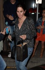 COURTENEY COX Out for Dinner in Los Angeles 04/27/2017