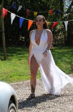 COURTNEY GREEN on the Set of Towie Finale in Coventry 04/26/2017