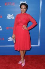 COURTNEY SAULS FEATHERSON at Dear White People Series Premiere in Los Angeles 04/27/2017