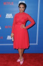 COURTNEY SAULS FEATHERSON at Dear White People Series Premiere in Los Angeles 04/27/2017