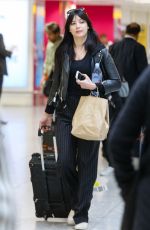 DAISY LOWE at Heathrow Airport in London 04/14/2017