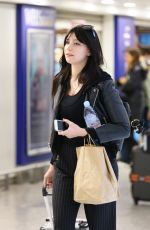 DAISY LOWE at Heathrow Airport in London 04/14/2017