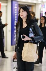 DAISY LOWE at Heathrow Airport in London 04/14/2017