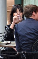 DAISY LOWE Out for Lunch in New York 04/13/2017