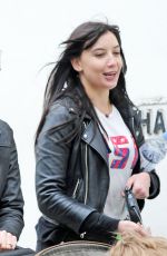 DAISY LOWE Out with Her Dog in London 04/24/2017