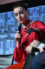DAISY RIDLEY at Star Wars: The Last Jedi Press Line at 2017 Star Wars Celebration in Orlando 94/14/2017