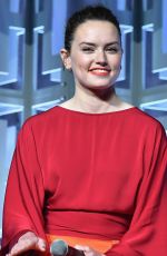 DAISY RIDLEY at Star Wars: The Last Jedi Press Line at 2017 Star Wars Celebration in Orlando 94/14/2017