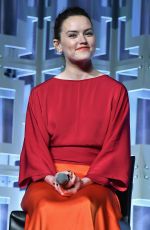 DAISY RIDLEY at Star Wars: The Last Jedi Press Line at 2017 Star Wars Celebration in Orlando 94/14/2017