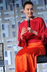 DAISY RIDLEY at Star Wars: The Last Jedi Press Line at 2017 Star Wars Celebration in Orlando 94/14/2017