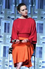 DAISY RIDLEY at Star Wars: The Last Jedi Press Line at 2017 Star Wars Celebration in Orlando 94/14/2017