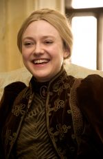 DAKOTA FANNING at The Alienist Press Conference in Budapest 04/08/2017