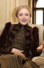 DAKOTA FANNING at The Alienist Press Conference in Budapest 04/08/2017