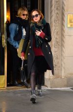 DAKOTA JOHNON Leave Her Apartment in New York 01/26/2016