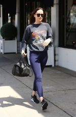 DAKOTA JOHNSON at Cafe  Midi in New York 04/08/2017