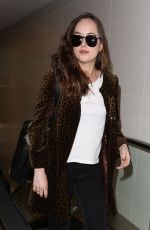 DAKOTA JOHNSON at Los Angeles International Airport 04/27/2017