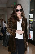 DAKOTA JOHNSON at Los Angeles International Airport 04/27/2017