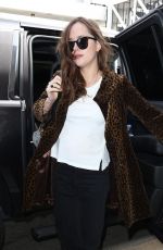 DAKOTA JOHNSON at Los Angeles International Airport 04/27/2017