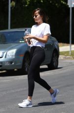 DAKOTA JOHNSON Heading to a Gym in Los Angeles 04/23/2017